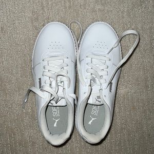 White Puma sneakers